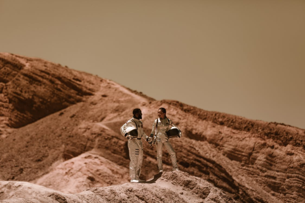 man on Mars